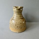 Sandstone pitcher signed Pierre Digan, 70s, la Borne