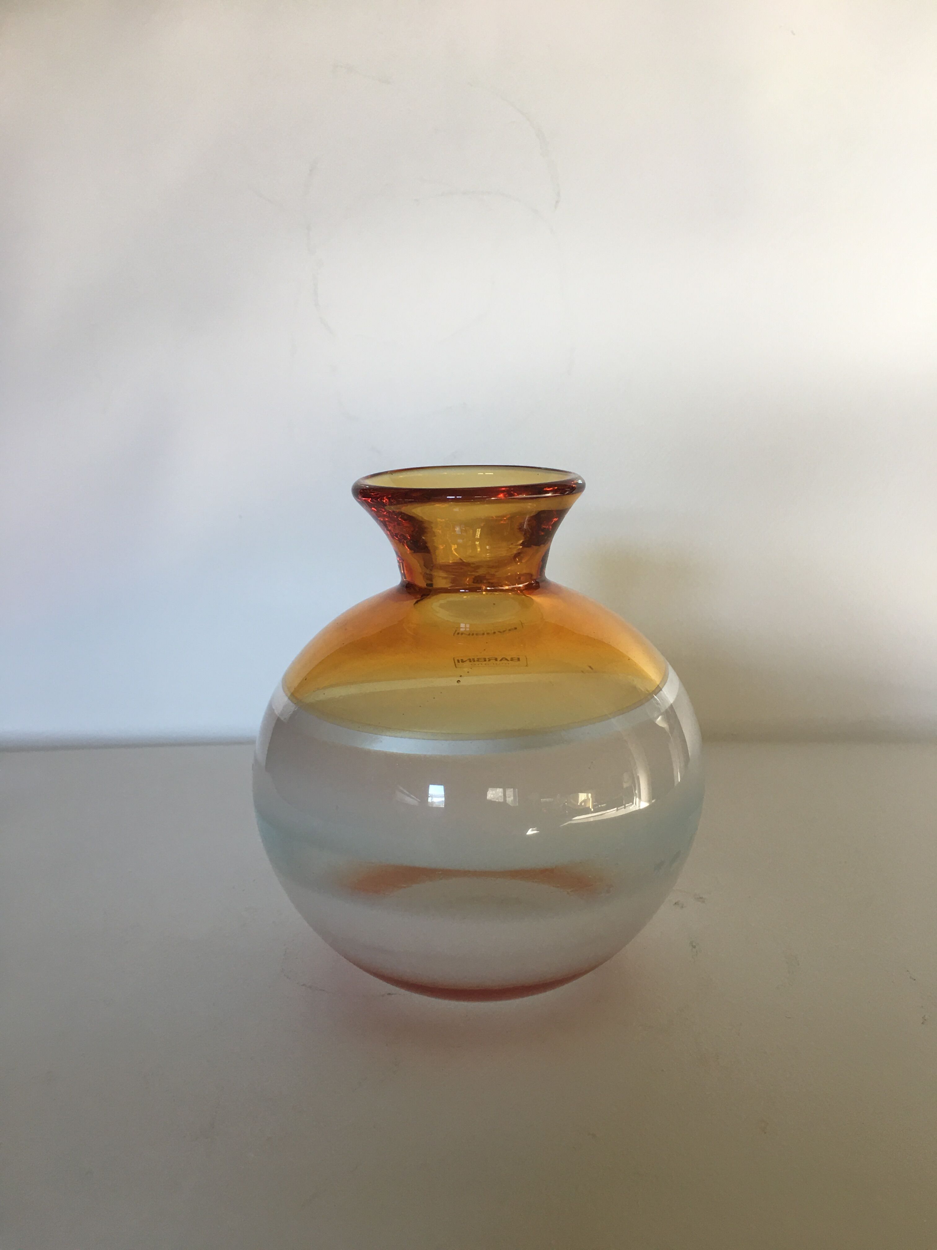 Vintage murano glass vase