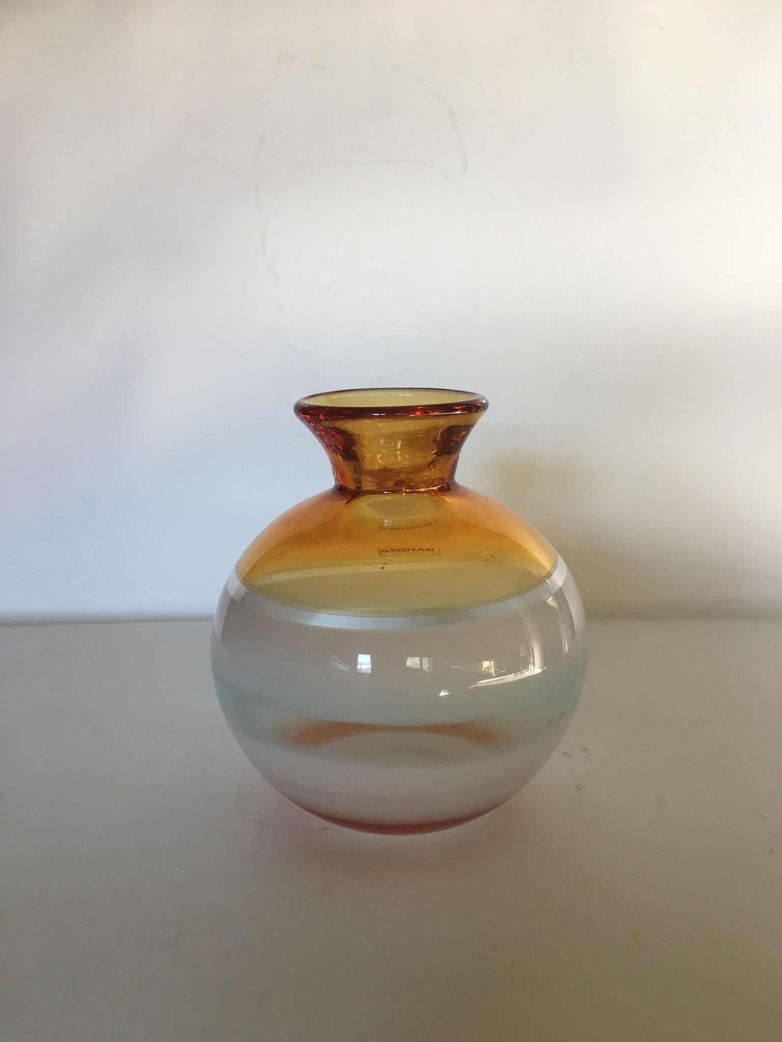 Vase en verre de murano vintage