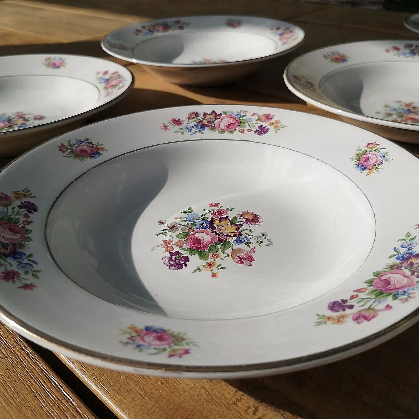 Serving 10 hollow plates from Sarreguemines