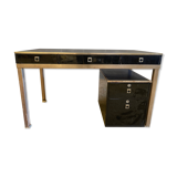 Office model 130 black Guy Lefèvre 1970 house Jansen