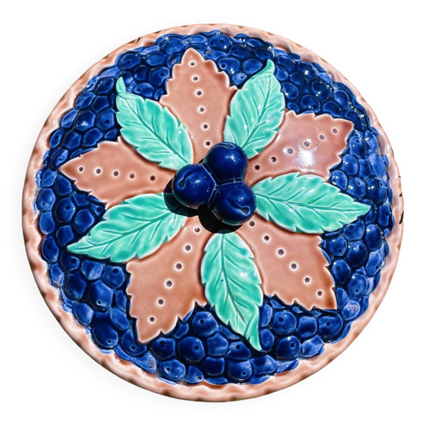 Plat à tarte trompe-l’œil tarte aux myrtilles