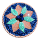 Illusion pie dish blueberry pie