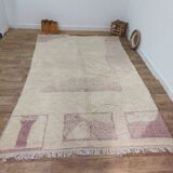 Handmade wool Berber rug 310 X 192 CM