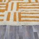 Handmade Berber rug Azilal orange size 150 x 250 cm
