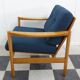 Walter knoll relax armchair 1960s in blue fabric