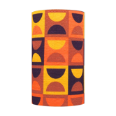 Abat-jour moma h30 d18 - tissu vintage 1970