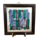 Small abstract painting