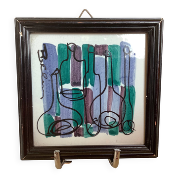 Small abstract painting