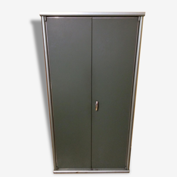 Industrial vintage metal cabinet