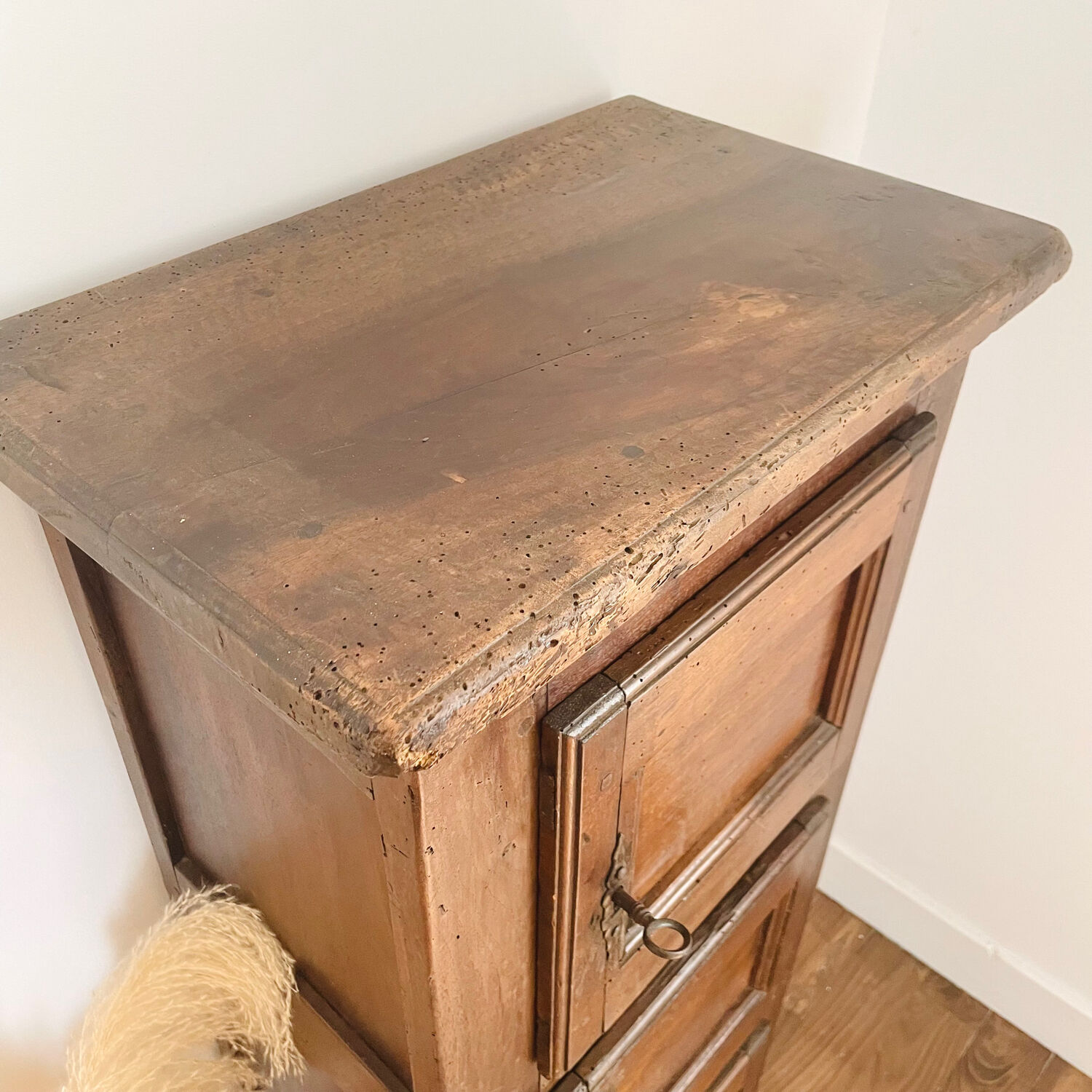 Antique locker cabinet