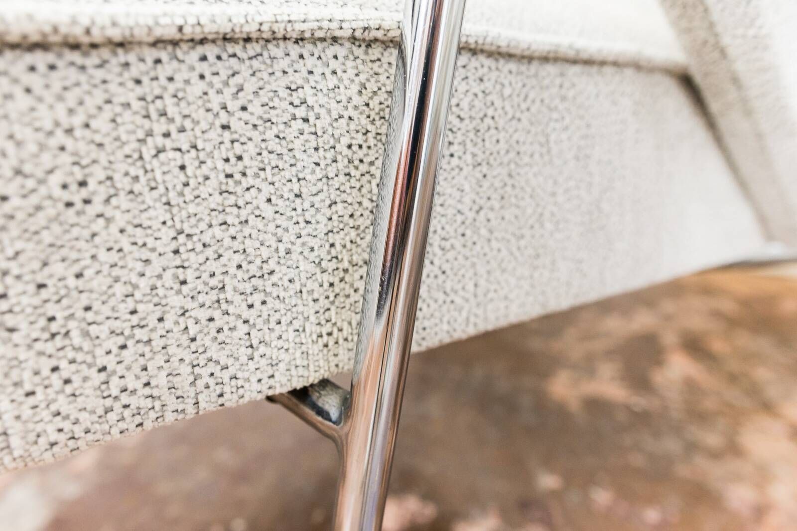Vintage metal armchairs “Bat” by Wchód Zadziele, Poland, 1960s