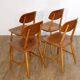 Series of 4 Scandinavian chairs from Nesto 1960