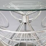 Rudi Verelst pour Novalux - Ensemble de salle à manger, années 1980.