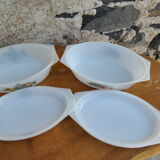 Oval dishes various models - arcopal - 70s - authentic vintage