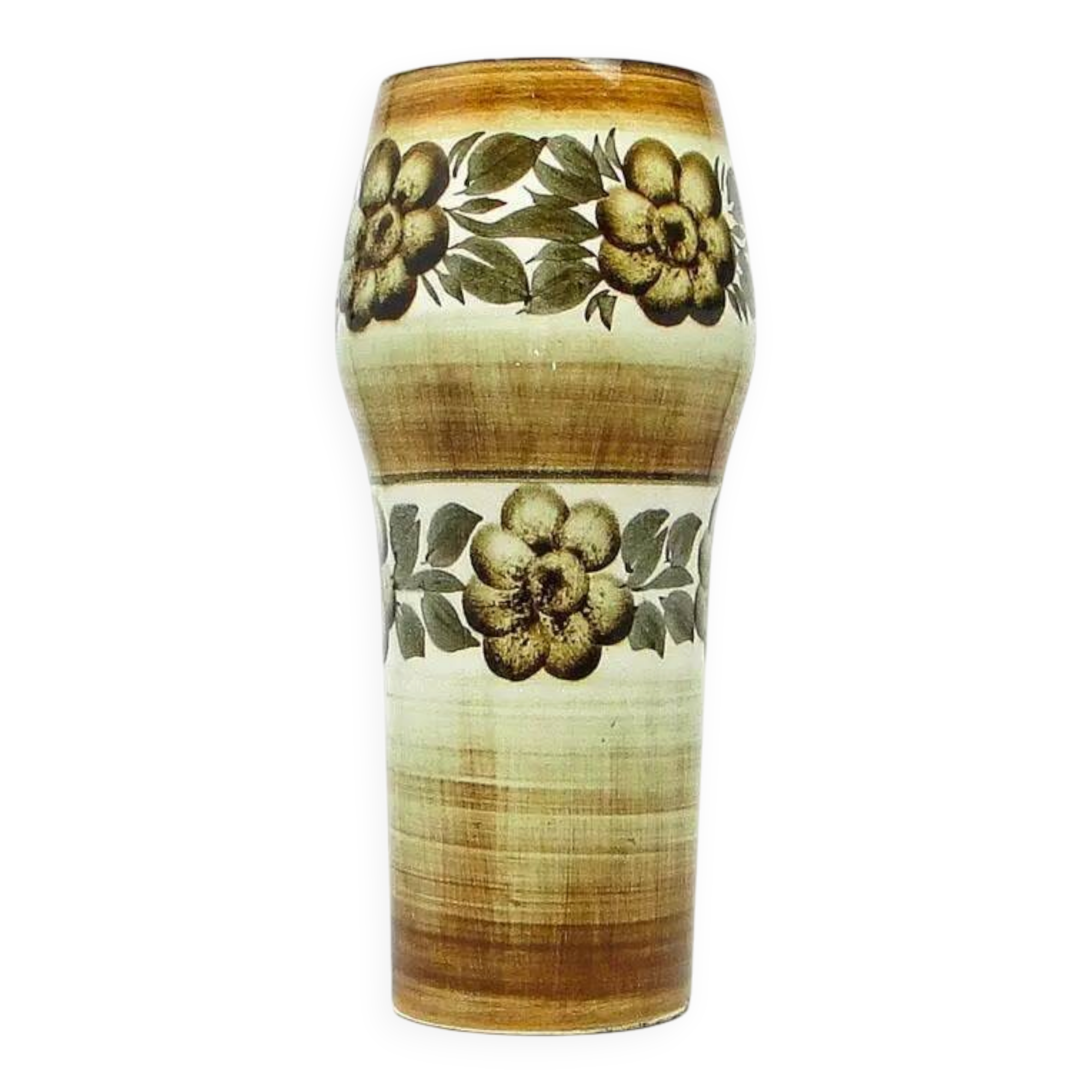 Folk ceramic vase, ceramics, Poland, 1970s