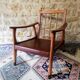 Vintage Danish armchair 1950 Scandinavian style, compass legs