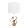 Golden lamp with vegetal decoration by Massive, 1970