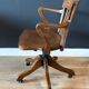 Classic oak office chair