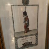 Print colonel general of hunters on horseback
