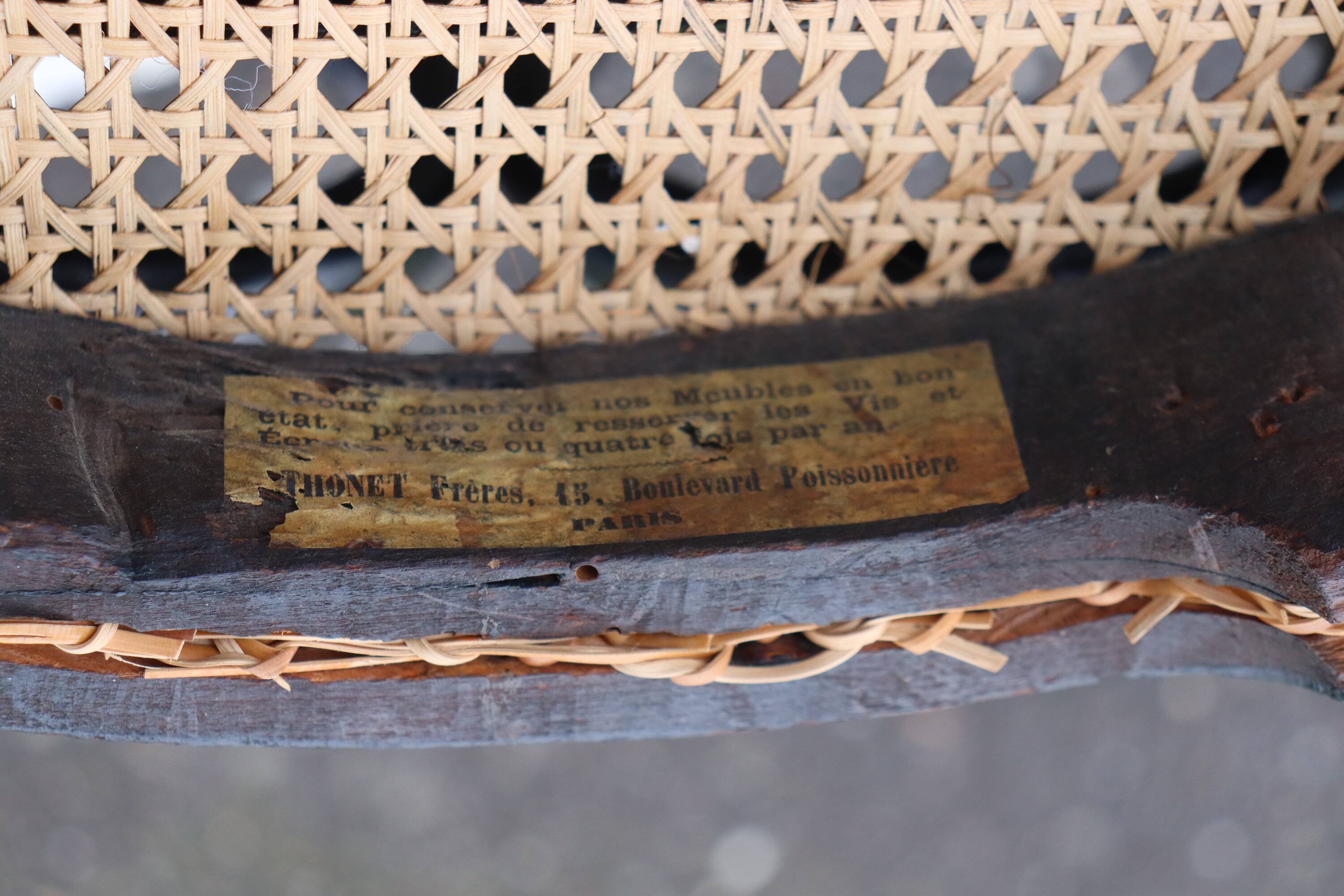 Set of 8 Thonet chairs, model no. 4, known as "Daum café", 1880