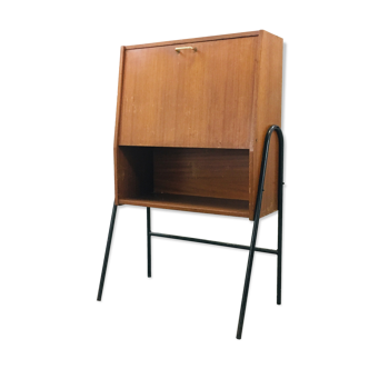 A hinged tray teak Secretary