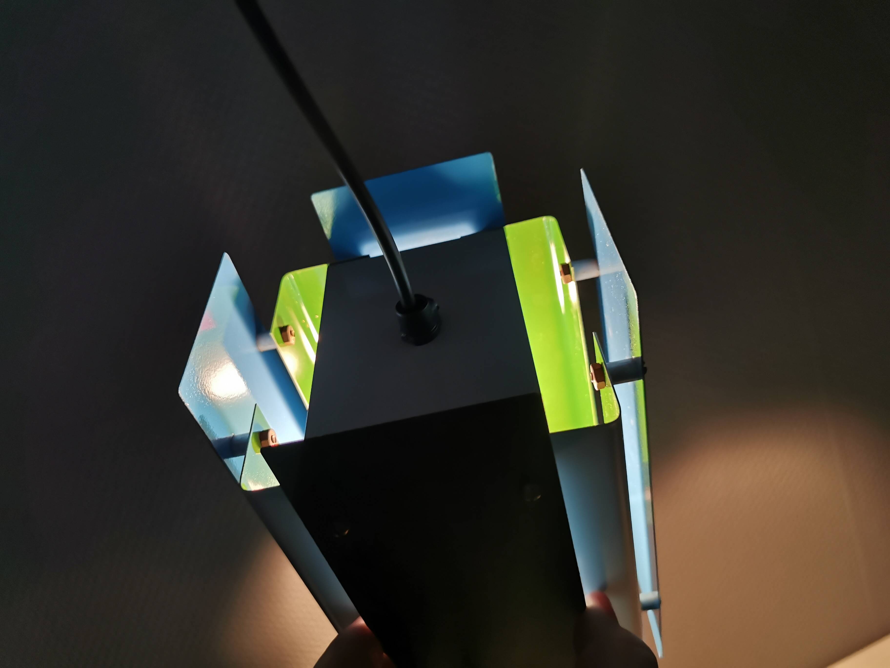 Beautiful pendant lamp from Danske Nordisk Solar, 1970s-80s.