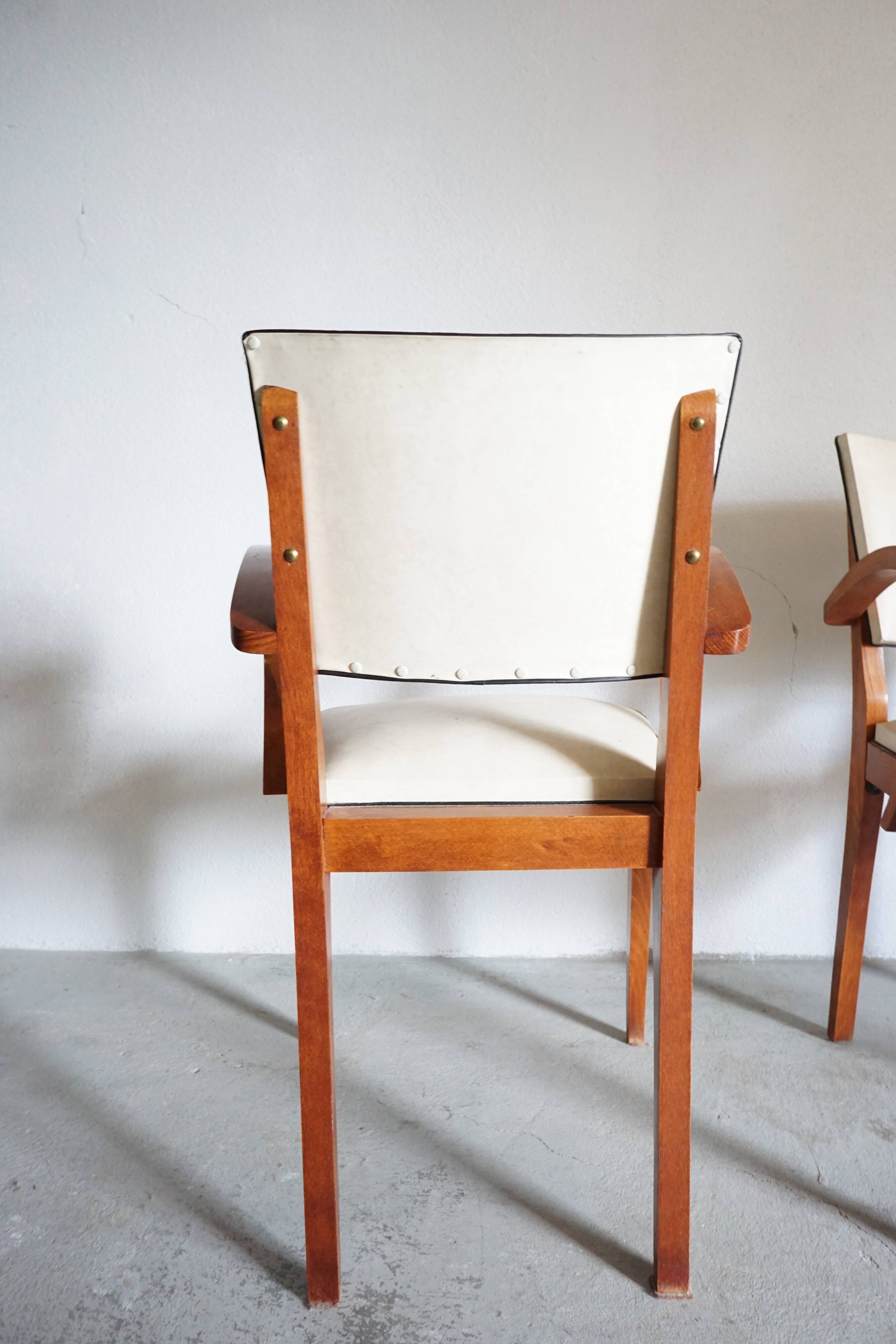Pair of bridges chairs
