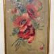 Tableau bouquet de fleurs sur huile : signé G.CORDIER