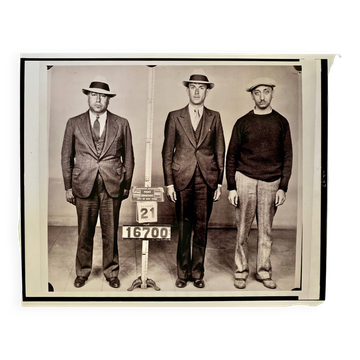 Gangsters of New York – 1933 Vintage black and white art photograph