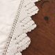 Taie d'oreiller coton et crochet