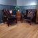 2 fauteuils Chesterfield à oreilles
