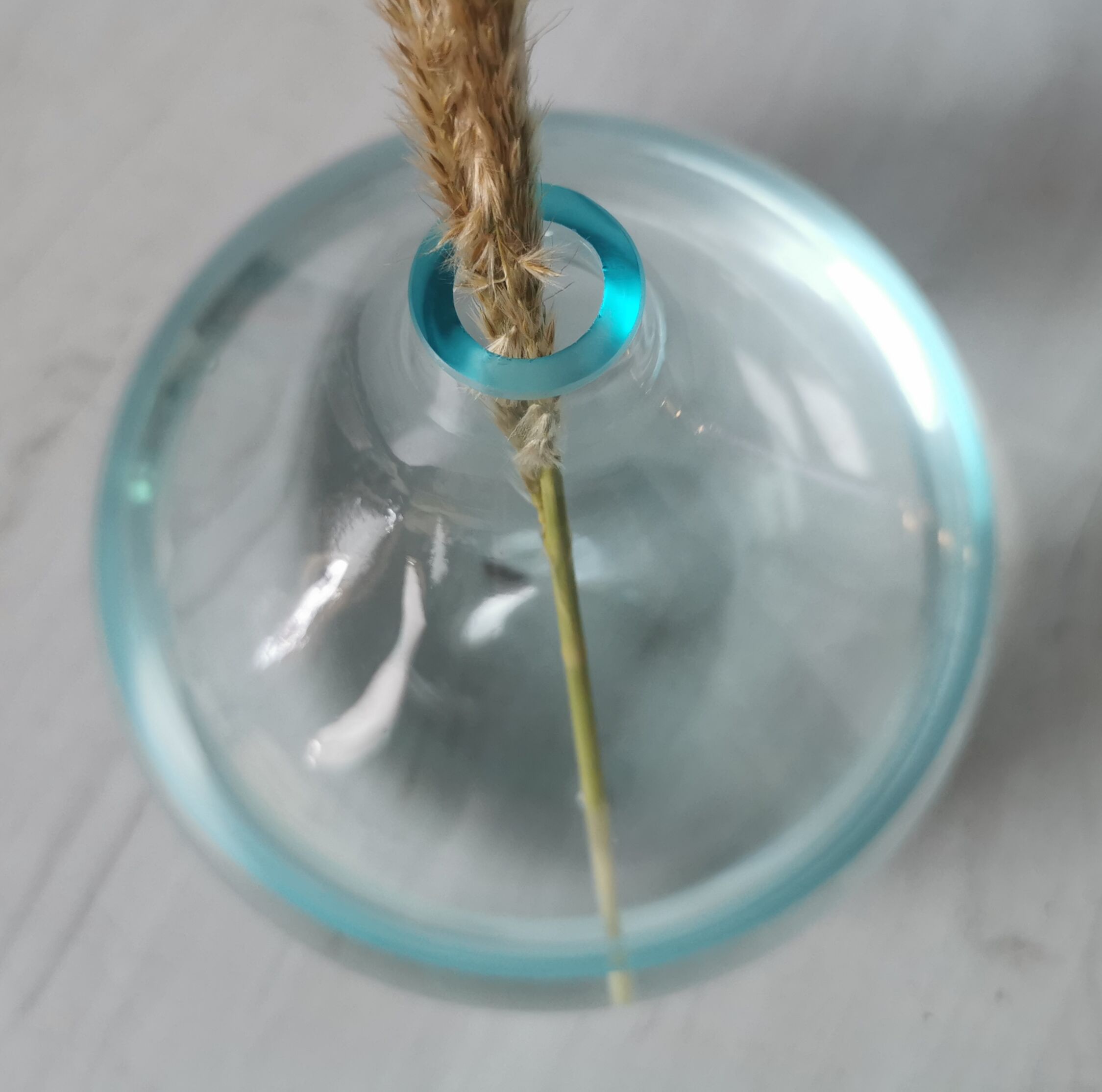 Blown glass vase dame-jeanne