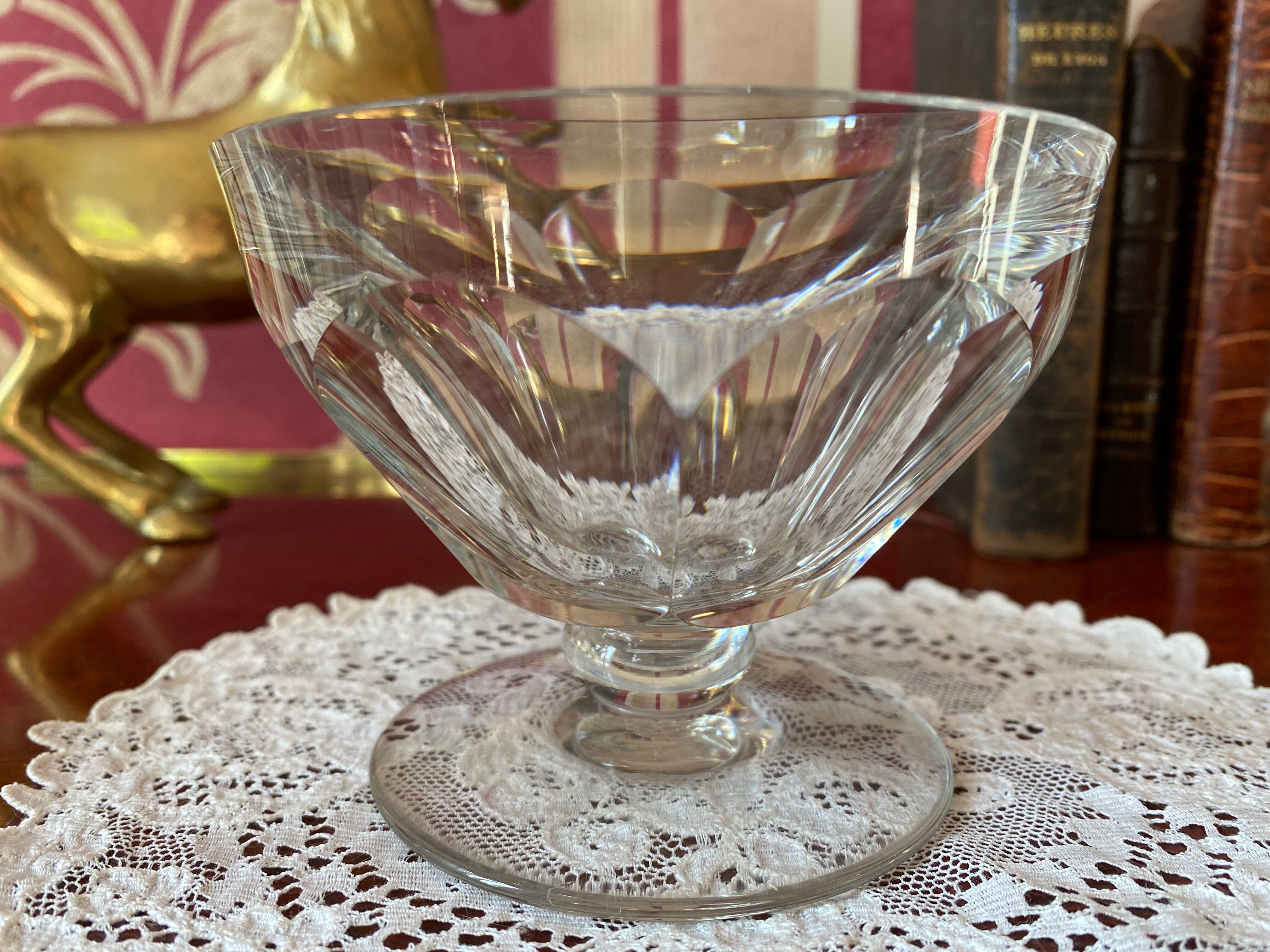 2 Champagne Cups In Baccarat Crystal Model Talleyrand