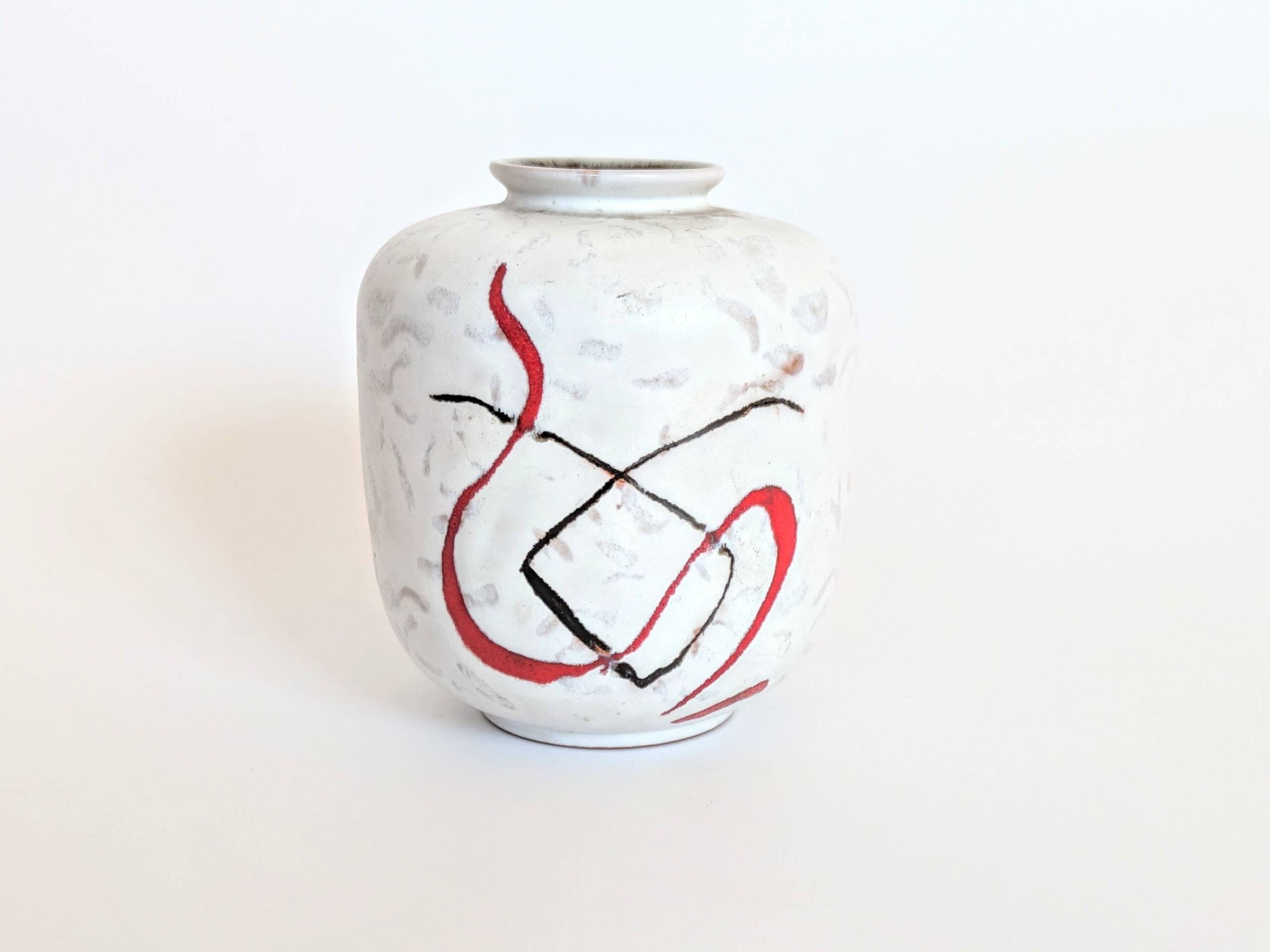 Vintage Carstens Tönnieshof "Attika" round vase, 1960s