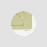 Abstract painting on paper T476 signed Eawy