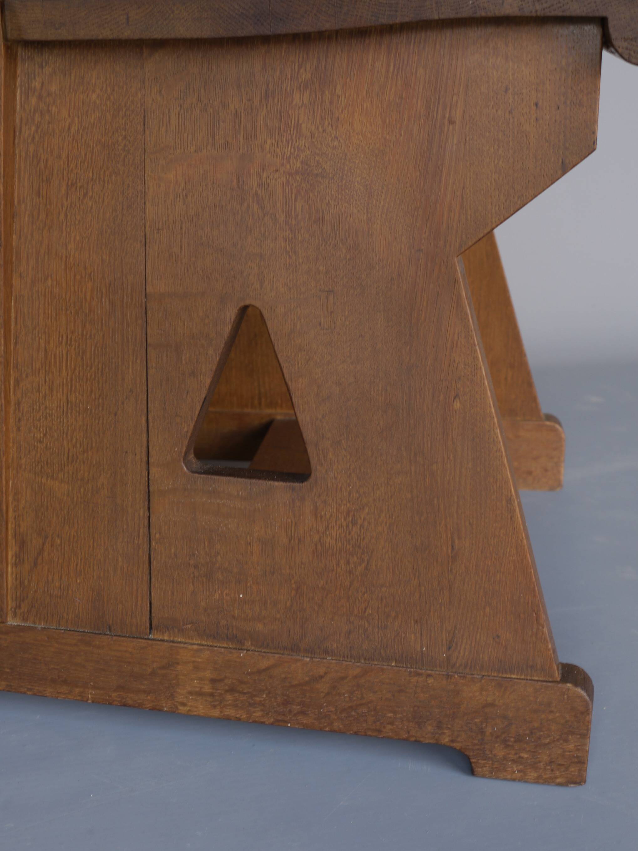 Chaise d'appoint traditionnelle hollandaise en chêne. Années 1920