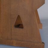 Chaise d'appoint traditionnelle hollandaise en chêne. Années 1920