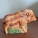Terrine in Barbotine Michel Caugant. Boar shape.