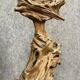 Brutalist art: large sculpture made from a teak root around 1970