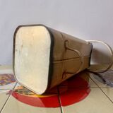 Art Deco coal bucket in enameled sheet metal