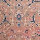 Tapis persan classique antique 57s rose blush bleu 10x13, 293x388 cm