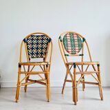 Rattan bistro chairs