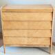 Commode vintage rénovée, années 50-60, chêne blond