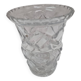 St Louis style crystal vase