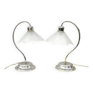 Paire de lampes vintage