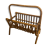 Rattan magazine holder