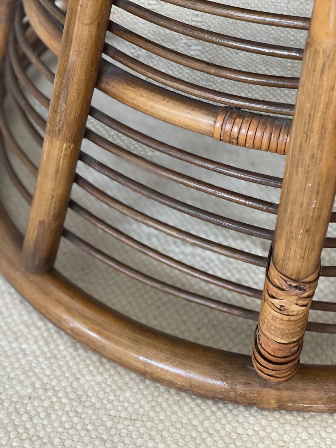 Rattan armchair 1960