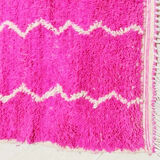 Berber carpet beni ouaraion pink 253x153 CM