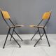 Post modern plywood dining chairs, 1970s